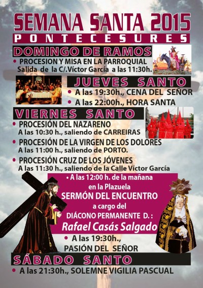 Semana Santa en Pontecesures 2015 Pontecesures / 
Puentecesures